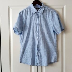 Hugo boss SS blue button up M